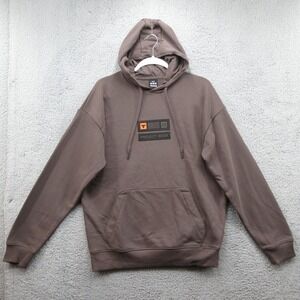 Under Armour Project Rock Veterans Day Hoodie Mens M Brown Heavyweight New